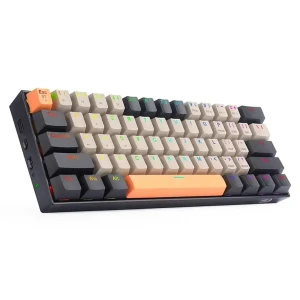 کیبورد بی سیم مکانیکال گیمینگ ردراگون مدل  Elite K530OG BK GY RGB PRO